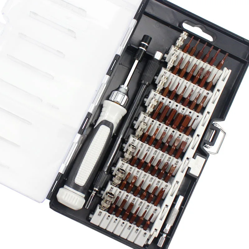 60 In 1 Upgraded Version 6100B Precisions Screwdriver Set 56 Mini Multi Bits Cell Phone Professional Electronics Repair Tool Kit
60 In 1 Upgraded Version 6100B Precisions Screwdriver Set 56 Mini Multi Bits Cell Phone Professional Electronics Repair Tool Kit