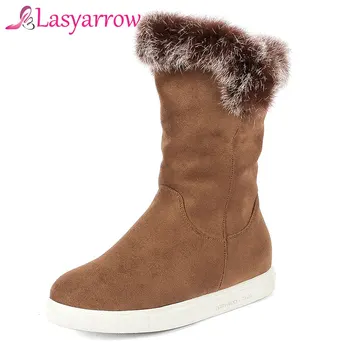 Lasyarrow Round Toe Platform Sapatos Femininas Winter Warm Mid Calf Snow Boots Women Shoes Casual Slip On Flat Platform Botas
Lasyarrow Round Toe Platform Sapatos Femininas Winter Warm Mid Calf Snow Boots Women Shoes Casual Slip On Flat Platform Botas