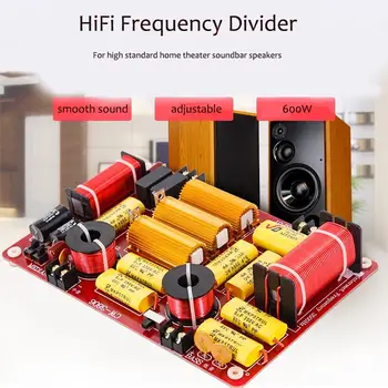 LEORY 6-12inch 600W Home Theater Soundbar Speaker Frequency Divider 3 Crossover Audio Speaker Divider 4-8 ohm
LEORY 6-12inch 600W Home Theater Soundbar Speaker Frequency Divider 3 Crossover Audio Speaker Divider 4-8 ohm