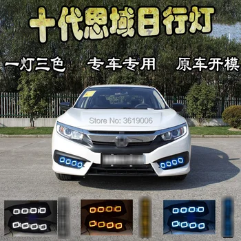 smRKE For Honda civic 16-17 Car LED DRL Daytime Running Lights White Driving Light Waterproof Car Styling
smRKE For Honda civic 16-17 Car LED DRL Daytime Running Lights White Driving Light Waterproof Car Styling
