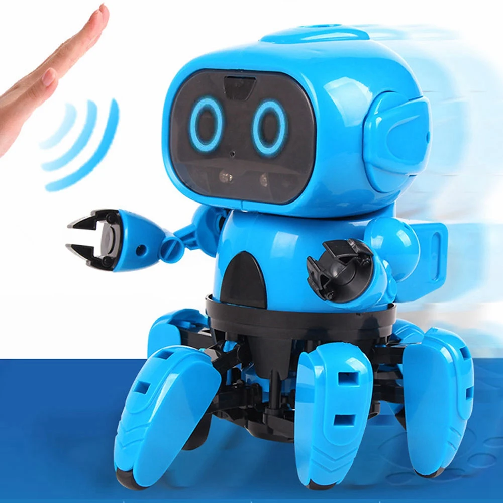 Electric Robot Toy Upgrade Remote Control Infrared Obstacle Avoidance Gesture Sensing Following Toy Robot for baby child gift
Electric Robot Toy Upgrade Remote Control Infrared Obstacle Avoidance Gesture Sensing Following Toy Robot for baby child gift