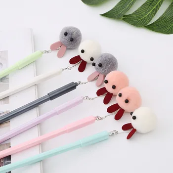 2 pcs/lot Rabbit Ball Plush Gel Pen Signature Pen Escolar Papelaria School Office Supply Promotional Gift
2 pcs/lot Rabbit Ball Plush Gel Pen Signature Pen Escolar Papelaria School Office Supply Promotional Gift