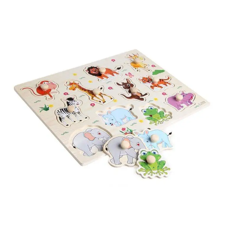Wooden Hand Grab Board Puzzle Toys For Child Cartoon Animal Fruit Wood Jigsaw Kids Baby Early Educational Learning Toy
Wooden Hand Grab Board Puzzle Toys For Child Cartoon Animal Fruit Wood Jigsaw Kids Baby Early Educational Learning Toy