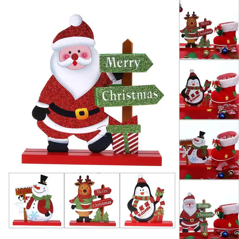 2018 newest christmas snowman santa claus xmas decor living room