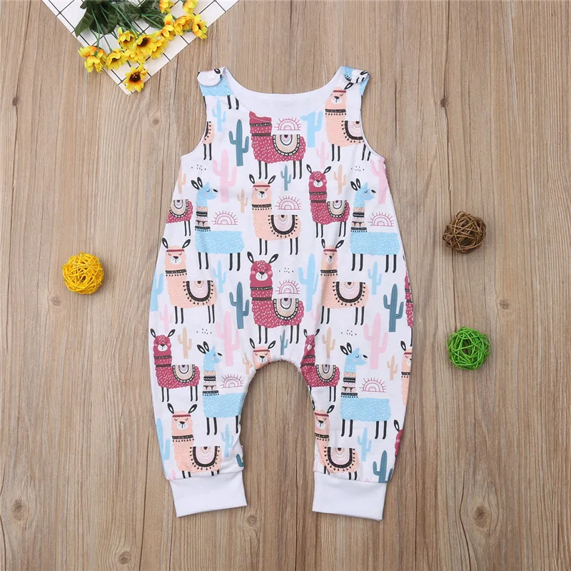 Cactus Alpaca Round Neck Cotton Jumpsuit Sleeveless Boys Girls Cute Clothes Outfit Newborn Baby Boy Girl Romper Kids Print
Cactus Alpaca Round Neck Cotton Jumpsuit Sleeveless Boys Girls Cute Clothes Outfit Newborn Baby Boy Girl Romper Kids Print