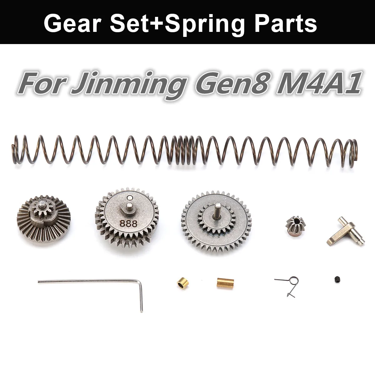 Upgrade Metal Gear Box Set Spring Parts For JinMing Gen8 M4A1 Gel Ball Blastters Water Games Toy Guns Replacement Accessories
Upgrade Metal Gear Box Set Spring Parts For JinMing Gen8 M4A1 Gel Ball Blastters Water Games Toy Guns Replacement Accessories