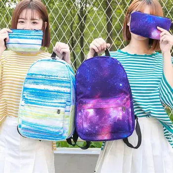 2pcs/set Female Ladies Women Soft Fashion Versatile Starry Sky Backpack Set Girls Women School Travel Clutches Bag Backpack Sets
2pcs/set Female Ladies Women Soft Fashion Versatile Starry Sky Backpack Set Girls Women School Travel Clutches Bag Backpack Sets