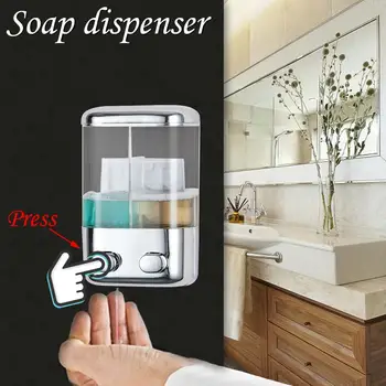 Two-Head Soap Dispenser Wall Mount Plastic Shampoo Conditioner Dispenser Shower Gel Dispenser For Homes Hotels Hospitals
Two-Head Soap Dispenser Wall Mount Plastic Shampoo Conditioner Dispenser Shower Gel Dispenser For Homes Hotels Hospitals
