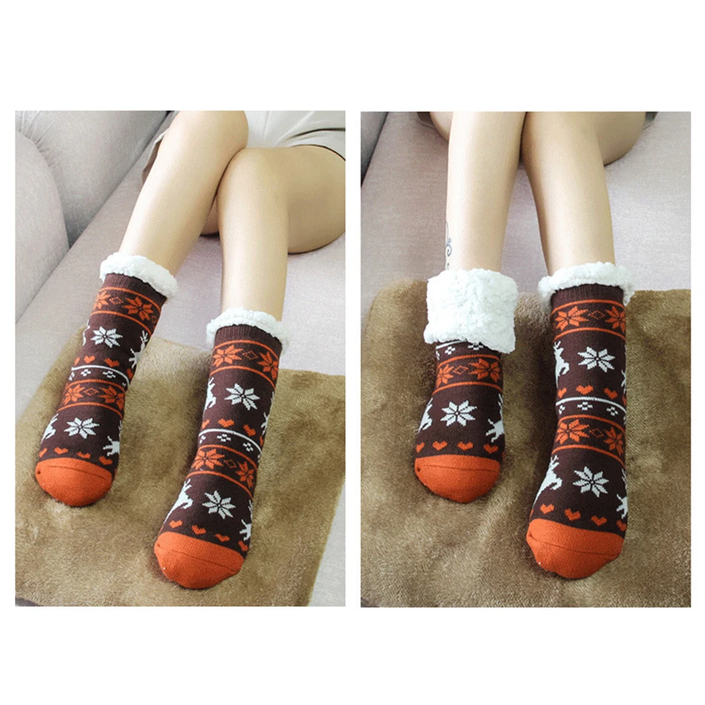 Women's Winter Socks Soft Warm Cozy Fuzzy Fleece-lined Xmas Thick Socks Gift With Gripper Slipper Ladies Fashion Socks
Women's Winter Socks Soft Warm Cozy Fuzzy Fleece-lined Xmas Thick Socks Gift With Gripper Slipper Ladies Fashion Socks