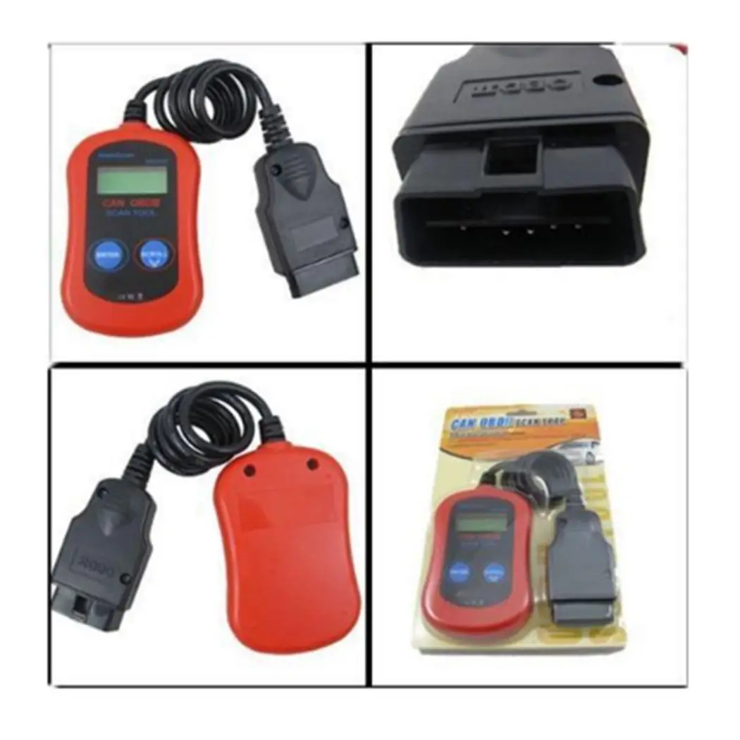 Car Fault Code Reader Scanner Diagnostic Engine Red Plastic 50(-32 122 F) Reset 10.0 15.5 Volts Detector Tool |