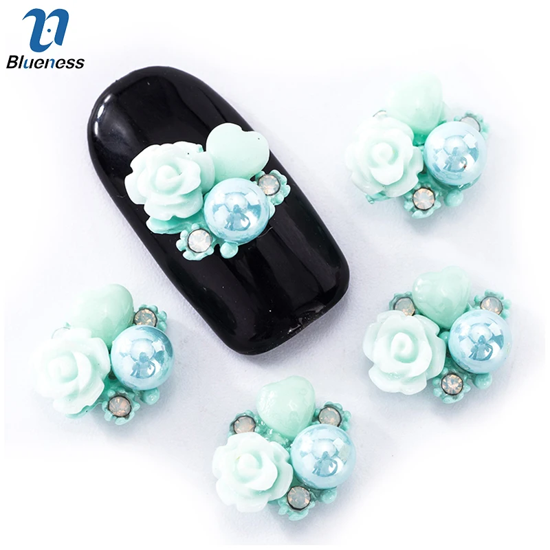 Blueness 10Pcs/Lot 3D Flower Nails Rhinestones Nail Art Decoration Design Mix Gem Charms Style Manicure Beauty Gift
Blueness 10Pcs/Lot 3D Flower Nails Rhinestones Nail Art Decoration Design Mix Gem Charms Style Manicure Beauty Gift