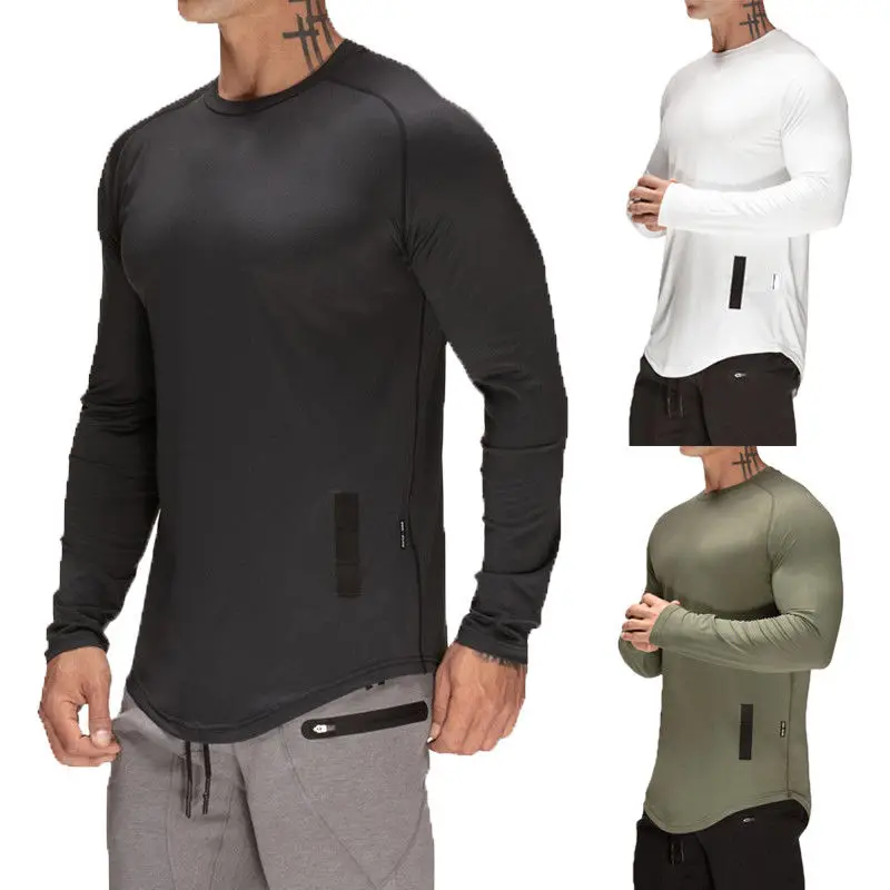 Long Sleeve Gym T Shirt Running T shirts Men Tight Tops Training Sports Tee Crew Neck Sportswear Gym Running Shirt
Long Sleeve Gym T Shirt Running T shirts Men Tight Tops Training Sports Tee Crew Neck Sportswear Gym Running Shirt