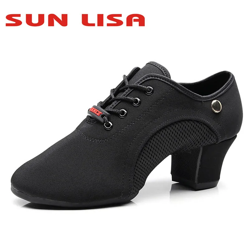 SUN LISA Women's Lady's Indoor & Outdoor Oxford Leather & Rubber Sole Chunky Heel Sneaker Ballroom Modern Latin Dance Shoes
SUN LISA Women's Lady's Indoor & Outdoor Oxford Leather & Rubber Sole Chunky Heel Sneaker Ballroom Modern Latin Dance Shoes