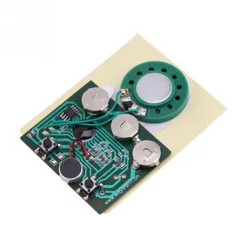VBESTLIFE 30s Recordable Voice Module with 3 Button Microphone Speaker Music Sound Voice Module with Button Battery Key control
VBESTLIFE 30s Recordable Voice Module with 3 Button Microphone Speaker Music Sound Voice Module with Button Battery Key control