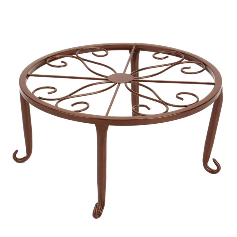 Indoor Outdoor iron Flower Pot Stands Round Plant Display Pot Rack Shelf 24x24x12cm
Indoor Outdoor iron Flower Pot Stands Round Plant Display Pot Rack Shelf 24x24x12cm