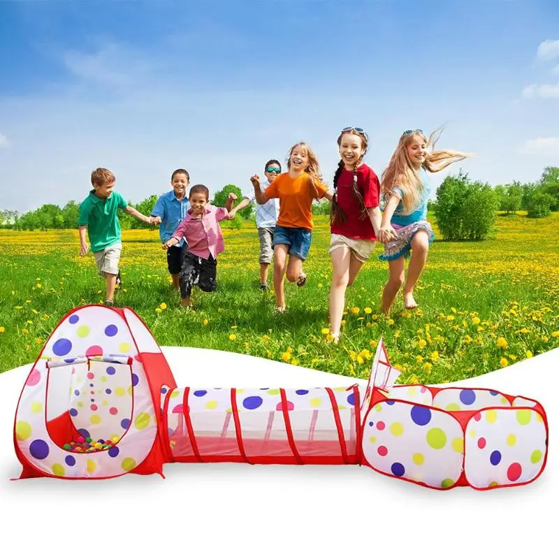 Portable Kids Outdoor Foldable Tent Shelter Game Play Children Toy Tent Tunnel Ployester Fabric Ocean Ball Pit Pool Camping Tool 
Portable Kids Outdoor Foldable Tent Shelter Game Play Children Toy Tent Tunnel Ployester Fabric Ocean Ball Pit Pool Camping Tool