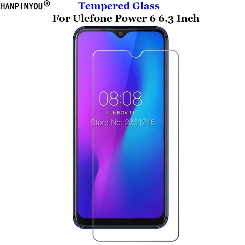 For Ulefone Power 6 Tempered Glass 9H 2.5D Premium Screen Protector Film For Ulefone Power6 6.2"
For Ulefone Power 6 Tempered Glass 9H 2.5D Premium Screen Protector Film For Ulefone Power6 6.2"