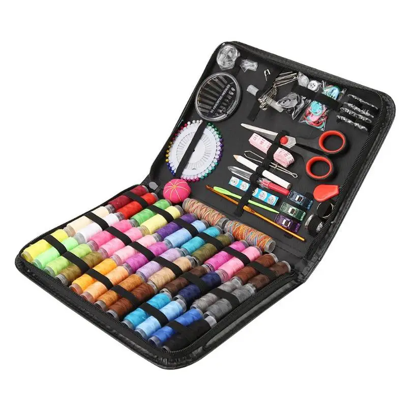 183pcs/Set Travel Sewing Box Kit Sewing Thread Stitches Knitting Needles Tools Cloth Buttons Craft Scissor Christmas Mom Gifts
183pcs/Set Travel Sewing Box Kit Sewing Thread Stitches Knitting Needles Tools Cloth Buttons Craft Scissor Christmas Mom Gifts