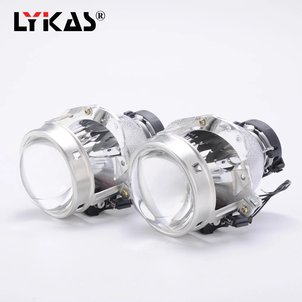 LYKAS 3 inch EVOXR G4 Bi-Xenon Projector Lens Headlight Retrofit for Cars BMW E55 E60 Ford Audi Benz
LYKAS 3 inch EVOXR G4 Bi-Xenon Projector Lens Headlight Retrofit for Cars BMW E55 E60 Ford Audi Benz