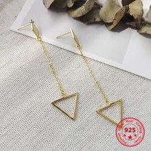 Dropshipping Hot Sale 100% 925 Silver Korea Style Simple Trendy Gold Tassel Chain Triangle Earrings Jewelry for Women
Dropshipping Hot Sale 100% 925 Silver Korea Style Simple Trendy Gold Tassel Chain Triangle Earrings Jewelry for Women