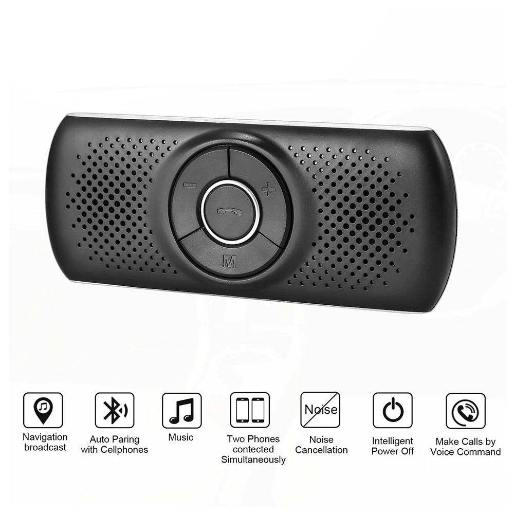 Onever Multi-function Bluetooth Speakerphone Bluetooth 4.2 EDR Support for SIRI 3W Speaker Car Handsfree Kit MP3 Player Adapter
Onever Multi-function Bluetooth Speakerphone Bluetooth 4.2 EDR Support for SIRI 3W Speaker Car Handsfree Kit MP3 Player Adapter