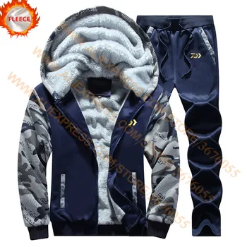 DAIWA Fleece Fishing Clothing Set Spring Autumn Outdoor Sport Camouflage Hiking Fishing Shirt And Pants Men Fishing Jacket
DAIWA Fleece Fishing Clothing Set Spring Autumn Outdoor Sport Camouflage Hiking Fishing Shirt And Pants Men Fishing Jacket