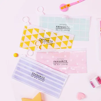 5pcs/bag 2020 Korea Creative Stationery Cartoon Cute Students Pencil Case Storage Bag PVC File Bag Large Capacity pencil bag 
5pcs/bag 2020 Korea Creative Stationery Cartoon Cute Students Pencil Case Storage Bag PVC File Bag Large Capacity pencil bag