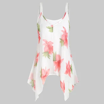 Rosegal Plus Size Camisole and Floral Chiffon Camis V-Neck Sleeveless Women Summer Tank Top Print Lace Casual Tops 2019
Rosegal Plus Size Camisole and Floral Chiffon Camis V-Neck Sleeveless Women Summer Tank Top Print Lace Casual Tops 2019