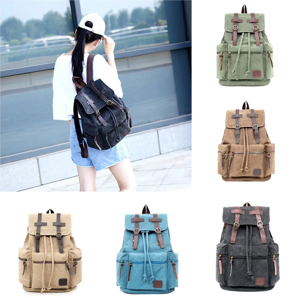 Unisex Vintage Army Outdoor Canvas Backpack Solid Color Zipper School Satchel Travel Hiking Bag Oversized Many Pockets Backbag
Unisex Vintage Army Outdoor Canvas Backpack Solid Color Zipper School Satchel Travel Hiking Bag Oversized Many Pockets Backbag