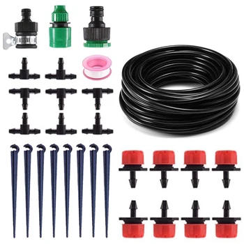 Promotion! 82ft Plastic Micro-Drip Irrigation Kits Garden Irrigation kit, 1/4 inch Blank Distribution Tubing Irrigation Sprinkle
Promotion! 82ft Plastic Micro-Drip Irrigation Kits Garden Irrigation kit, 1/4 inch Blank Distribution Tubing Irrigation Sprinkle