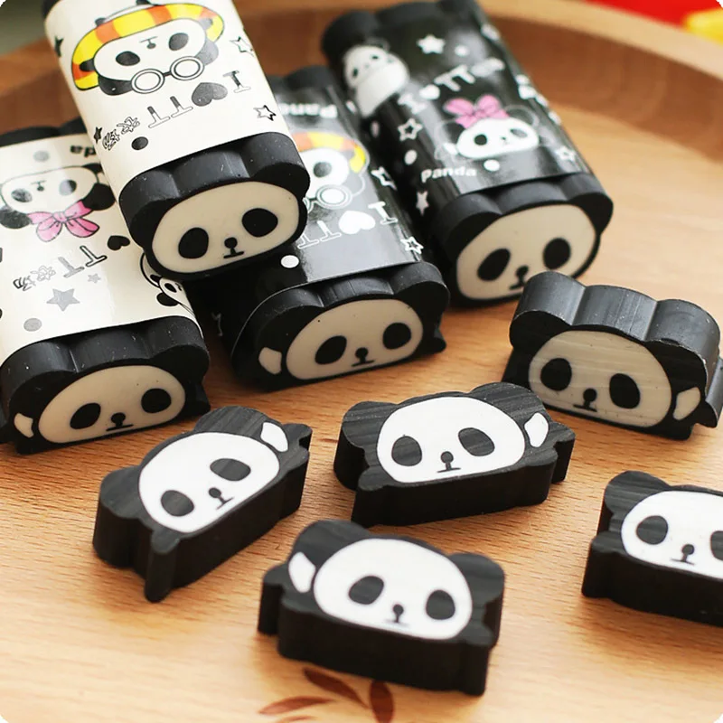 1PC Cute Panda Erasers Cartoon Correction Erasers Kawaii Pencil Erasers For Kids Gift School Office Supplies Stationery
1PC Cute Panda Erasers Cartoon Correction Erasers Kawaii Pencil Erasers For Kids Gift School Office Supplies Stationery