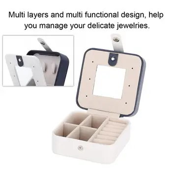 Portable Jewelry Watch Storage Box Earring Ear Stud Ring Necklace Holder Organizer Cases Wedding Ring Box Jewelry Display
Portable Jewelry Watch Storage Box Earring Ear Stud Ring Necklace Holder Organizer Cases Wedding Ring Box Jewelry Display