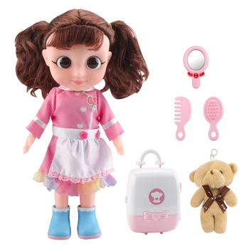 2019 New Arrival 6Pcs/set Children Pretend Play Toys Cute Doll Dressing Playset for Kids Girls' Birthday Gift - T1003B
2019 New Arrival 6Pcs/set Children Pretend Play Toys Cute Doll Dressing Playset for Kids Girls' Birthday Gift - T1003B