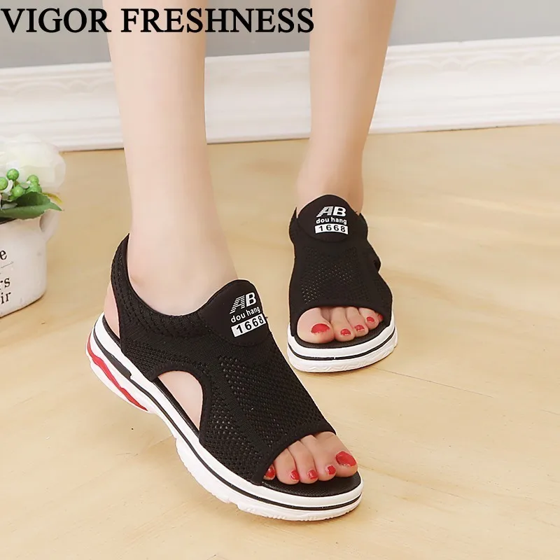 VIGOR FRESHNESS Summer Sneakers Women Sandals Mesh Sneakers Beach Sandals Women's Shoes Flat Women's Gumshoes Shoes Aqua S72
VIGOR FRESHNESS Summer Sneakers Women Sandals Mesh Sneakers Beach Sandals Women's Shoes Flat Women's Gumshoes Shoes Aqua S72