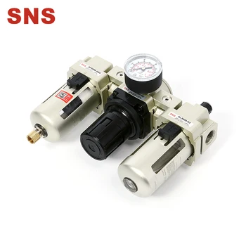 SNS Three Units FRL Air Source Treatment Air Filter Regulator Iubricator
SNS Three Units FRL Air Source Treatment Air Filter Regulator Iubricator