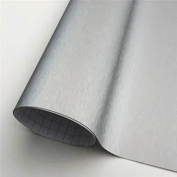 Brushed Silver Vinyl Car Wraps Film Foil Car Wrapping Bubble Free Furniture Console Computer Laptop Phone Cover
Brushed Silver Vinyl Car Wraps Film Foil Car Wrapping Bubble Free Furniture Console Computer Laptop Phone Cover