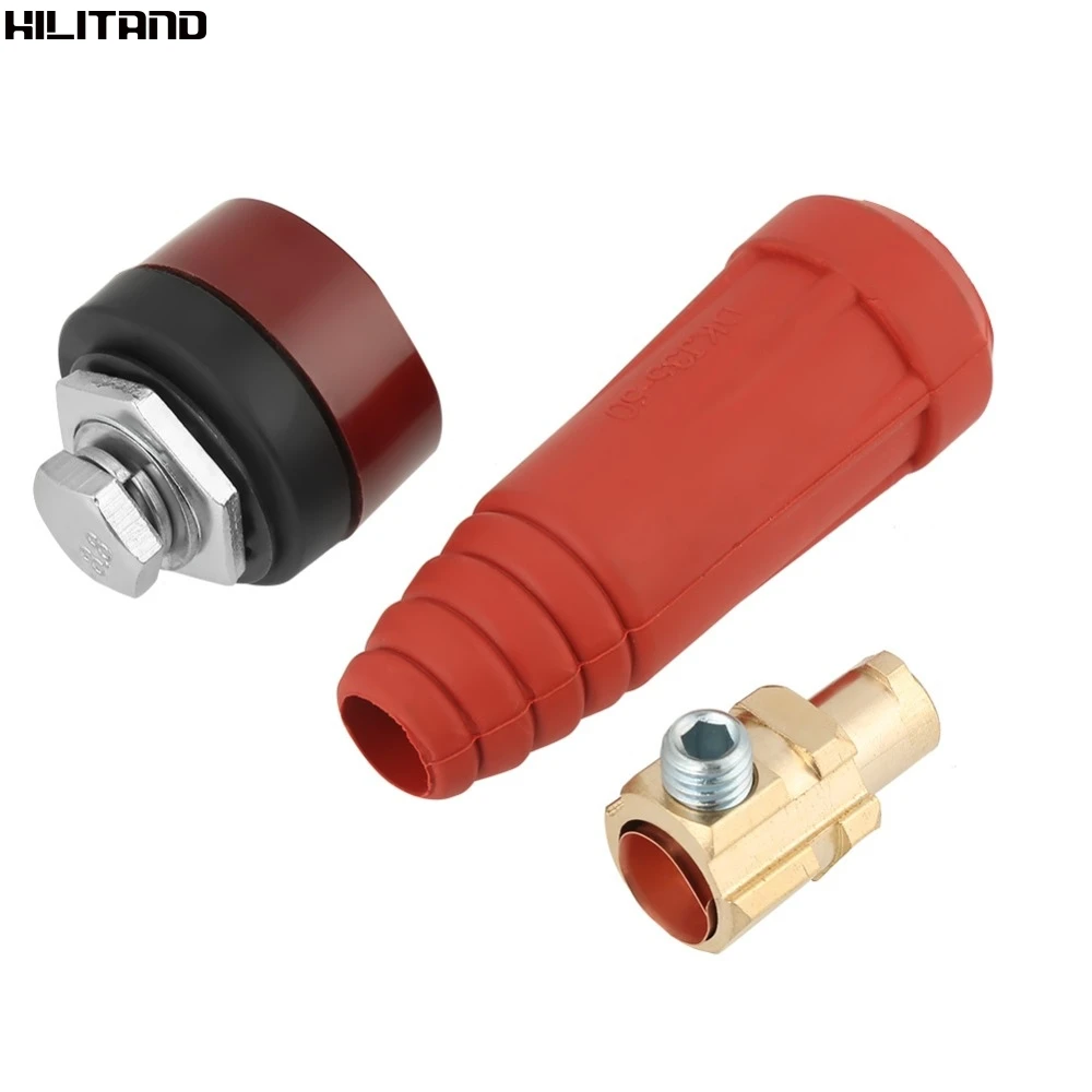1pcs/set DKJ35-50 Red Quick Fitting Cable Connector Plug with Socket for Welding Machine HOT
1pcs/set DKJ35-50 Red Quick Fitting Cable Connector Plug with Socket for Welding Machine HOT