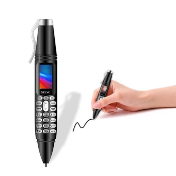 Mini Cellphone Pen Tiny Screen GSM Dual SIM Camera Flashlight Bluetooth Dialer Mobile Phones with Recording pen K07 0.96INCH
Mini Cellphone Pen Tiny Screen GSM Dual SIM Camera Flashlight Bluetooth Dialer Mobile Phones with Recording pen K07 0.96INCH