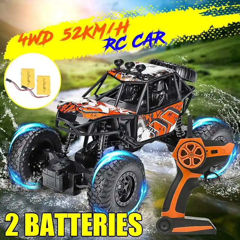 2.4G 4WD Rechraeable RC Car Drift Remote Controll Climbling Racing Car Offroad Vehicle Children Kids Electronic Toys Gift
2.4G 4WD Rechraeable RC Car Drift Remote Controll Climbling Racing Car Offroad Vehicle Children Kids Electronic Toys Gift