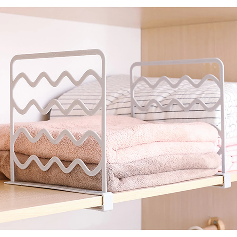 1pc Metal Shelf Dividers Wardrobe Storage Layered Separator Closet Shelves Books Towels&Hats Separators Clothing Organizer
1pc Metal Shelf Dividers Wardrobe Storage Layered Separator Closet Shelves Books Towels&Hats Separators Clothing Organizer