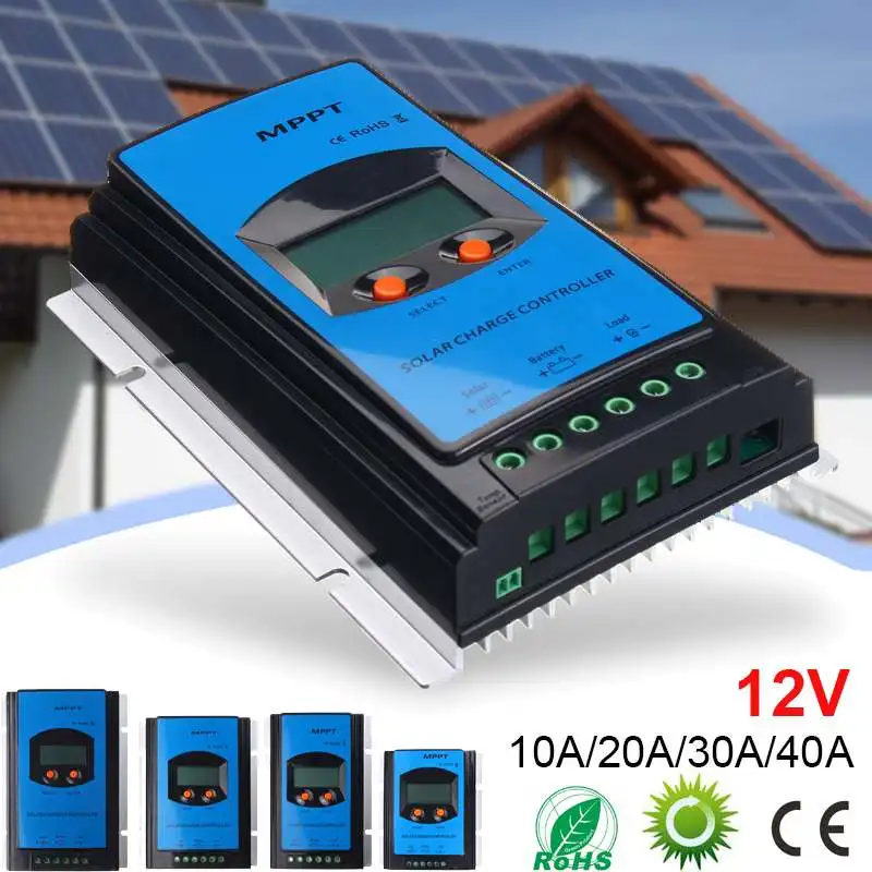 10/20/30/40A Solar Charge Controller USB LCD Display 12V Solar Cell Panel Charger Regulator 100V 390W/780W/1170W/1560W
10/20/30/40A Solar Charge Controller USB LCD Display 12V Solar Cell Panel Charger Regulator 100V 390W/780W/1170W/1560W