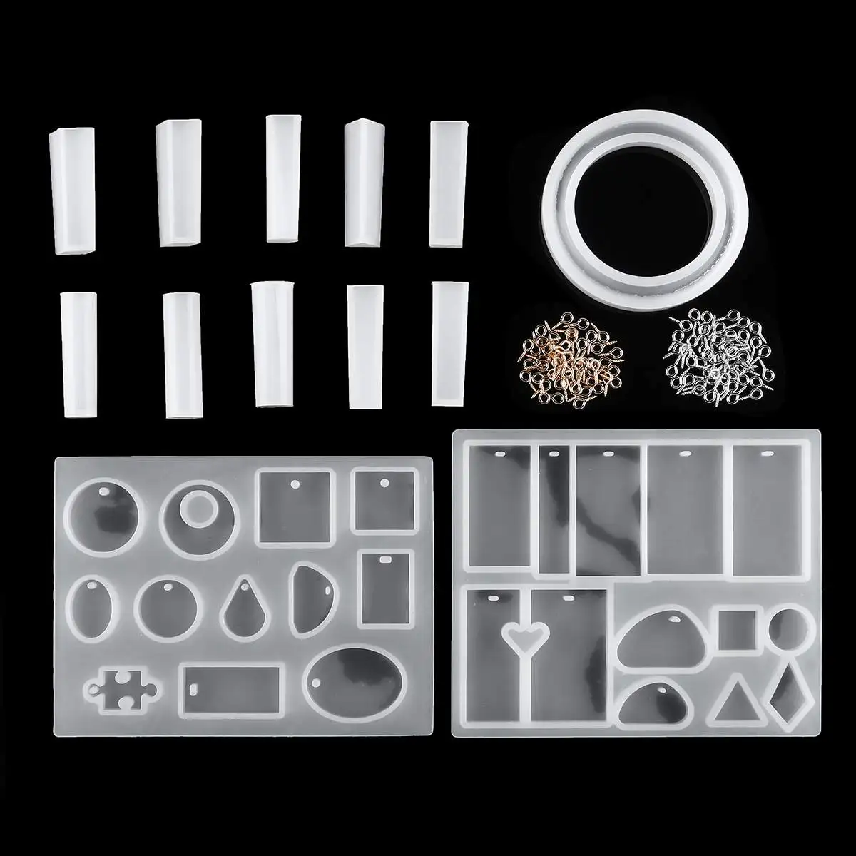 213Pcs Silicone Casting Molds Kit DIY Bracelet Necklace Pendant Earring Jewelry Making Mould Handmade Crafts Jewelry Resin Mold
213Pcs Silicone Casting Molds Kit DIY Bracelet Necklace Pendant Earring Jewelry Making Mould Handmade Crafts Jewelry Resin Mold