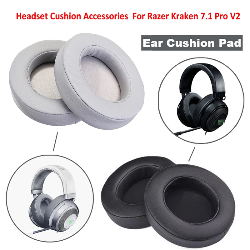 1 Pair Gaming Earphone Cushion Oval Shape Foam PU Leather Headset Cushion Replacement Accessories For Razer Kraken 7.1 Pro V2
1 Pair Gaming Earphone Cushion Oval Shape Foam PU Leather Headset Cushion Replacement Accessories For Razer Kraken 7.1 Pro V2
