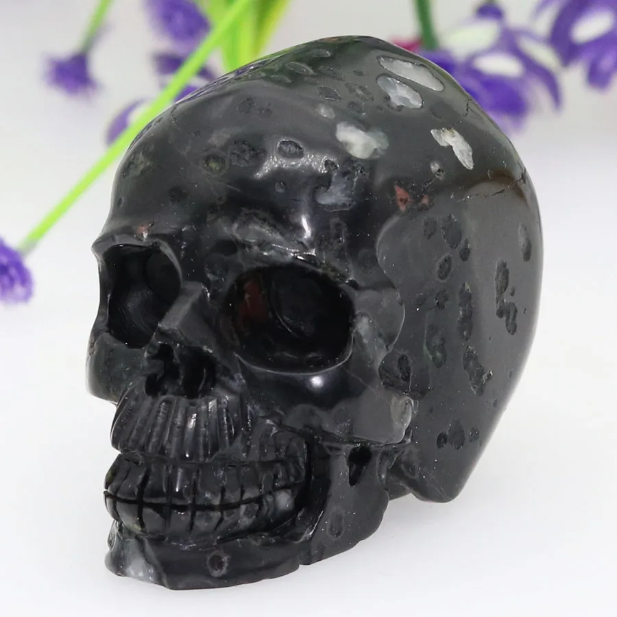 2.24"PLUMITE JASPER Handmade Carved Crystal Skull Crystal Realistic Crystal Healing Furnishing Articles Figurine TA24
2.24"PLUMITE JASPER Handmade Carved Crystal Skull Crystal Realistic Crystal Healing Furnishing Articles Figurine TA24