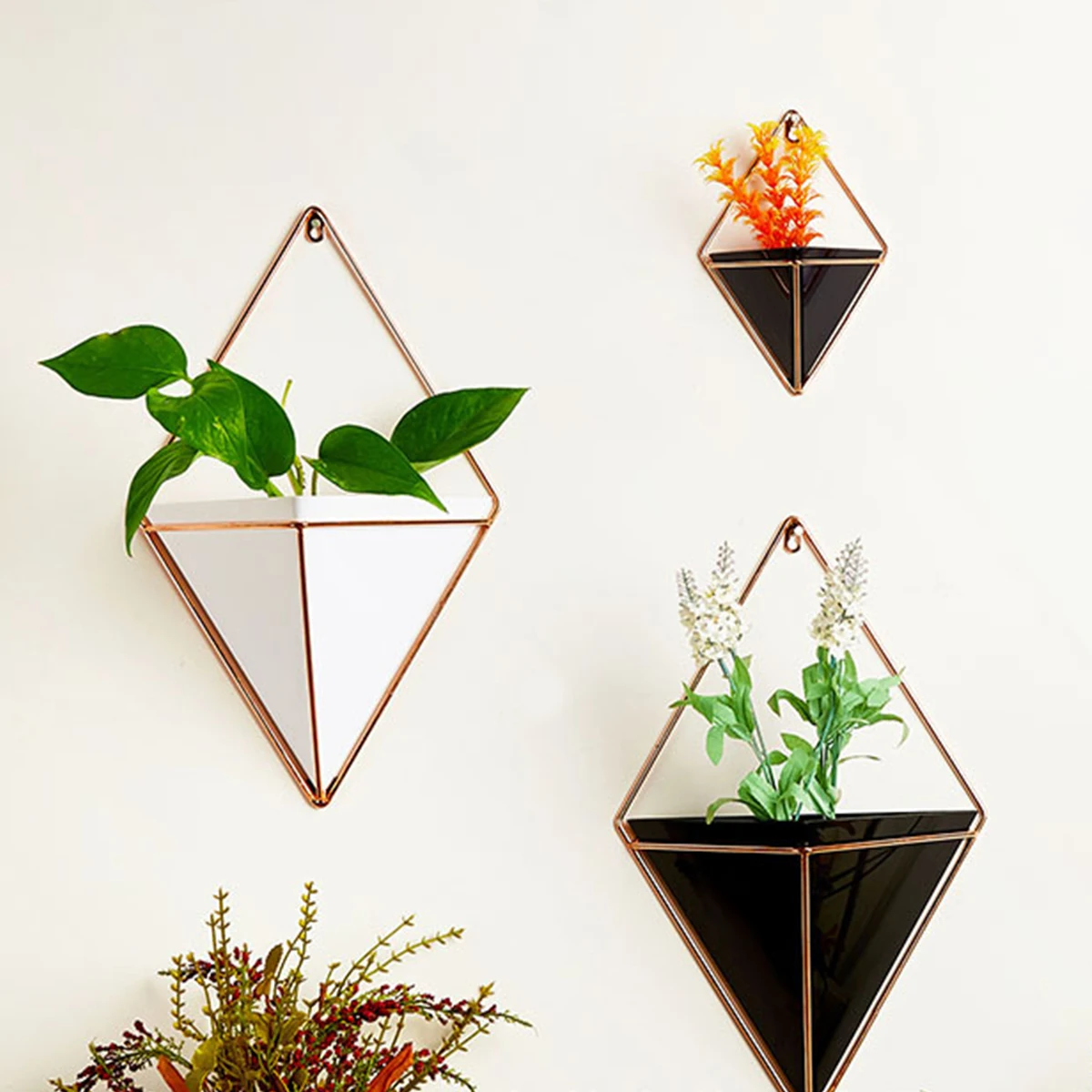 Acrylic flower Pot + Iron Plant Holders Set Indoor Hanging Planter Geometric Vase Wall Decor Container Succulents Plant Pots
Acrylic flower Pot + Iron Plant Holders Set Indoor Hanging Planter Geometric Vase Wall Decor Container Succulents Plant Pots