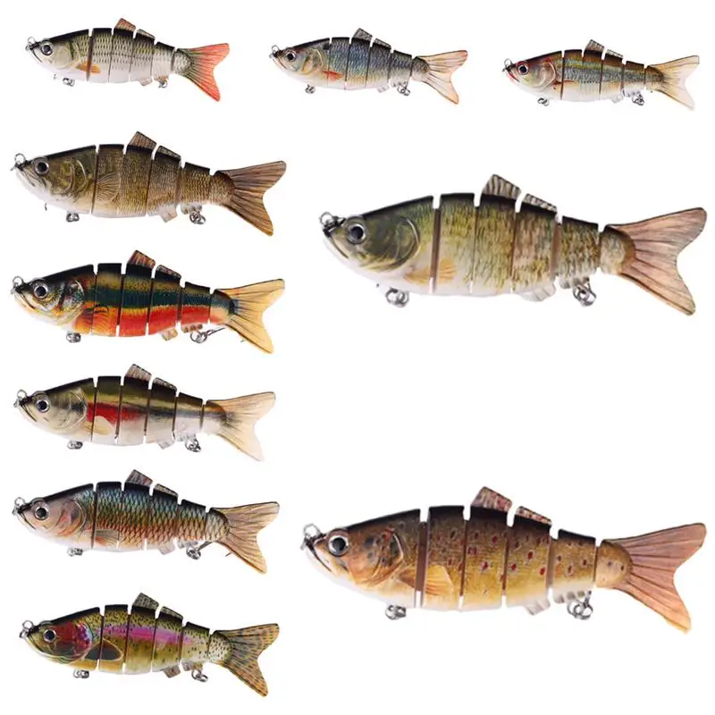 Fishing Lure 10cm 20g 3D Eyes 6-Segment Lifelike Fishing Hard Lure Crankbait With 2 Hook Fishing Baits Minnow Crankbait Wobblers
Fishing Lure 10cm 20g 3D Eyes 6-Segment Lifelike Fishing Hard Lure Crankbait With 2 Hook Fishing Baits Minnow Crankbait Wobblers