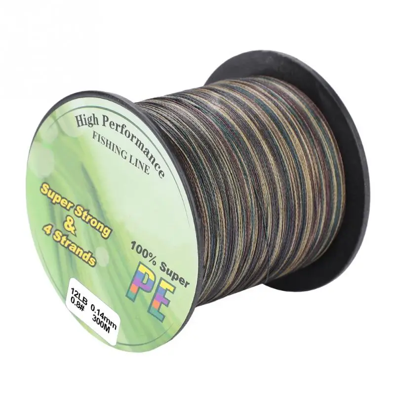 

300M PE Braided Fishing Line Multifilament 4 Strands Fishing Line Rope Carp Fishing Cord For Saltwater Weave Kite Wire 12-80lb