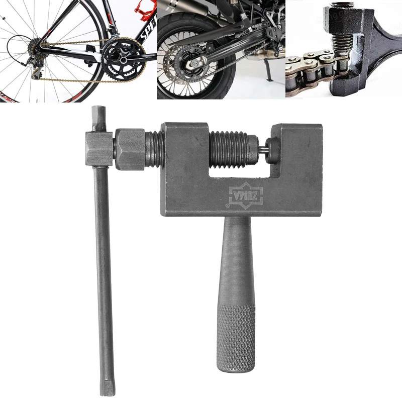 Universal Cycling Bike Chain Cutter Breaker Removal Tool Remover Cycle Solid Repairing Tools Bicycle Chain Pin Splitter Device
Universal Cycling Bike Chain Cutter Breaker Removal Tool Remover Cycle Solid Repairing Tools Bicycle Chain Pin Splitter Device