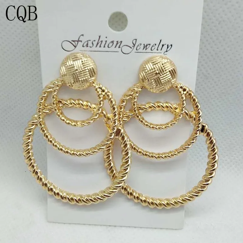 Women's Earrings Bohemian AliExpress Indian popular Fashion Jewelry 2019 Geometric Alloy Three Ring long dangle accessories big
Women's Earrings Bohemian AliExpress Indian popular Fashion Jewelry 2019 Geometric Alloy Three Ring long dangle accessories big