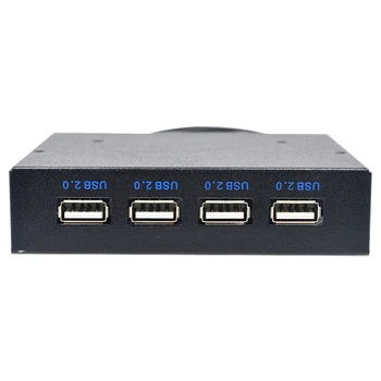 

3.5 Inch Floppy Bay 4 Ports USB 2.0 Hub USB2.0 Front Panel Expansion Adapter Connector Bracket With 10Pin Cable For Desktop
